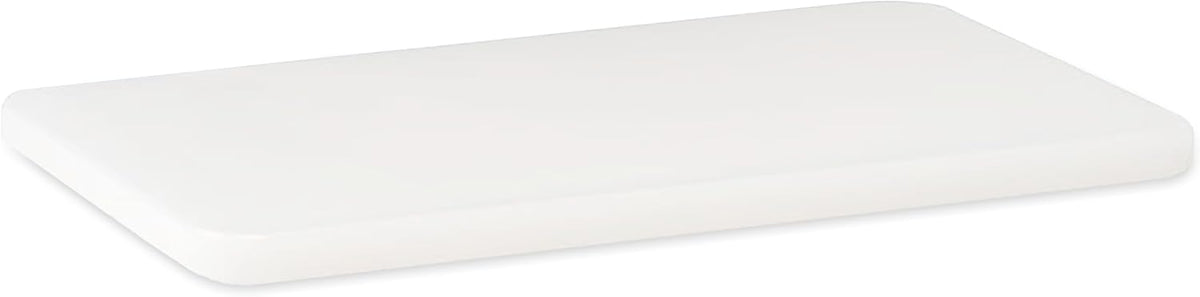 Winco 6" x 10" White Heavy-Duty Plastic Cutting Board