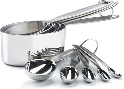 Cuisipro Stainless Steel Measuring Spoon Set Silver, Standard