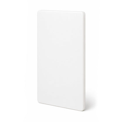 Winco 6" x 10" White Heavy-Duty Plastic Cutting Board