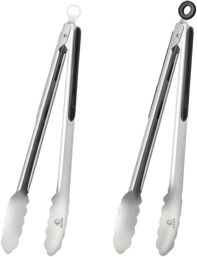 Tongs for Cooking 2 PCS of 12"