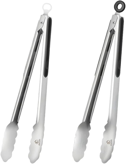 Tongs for Cooking 2 PCS of 12"
