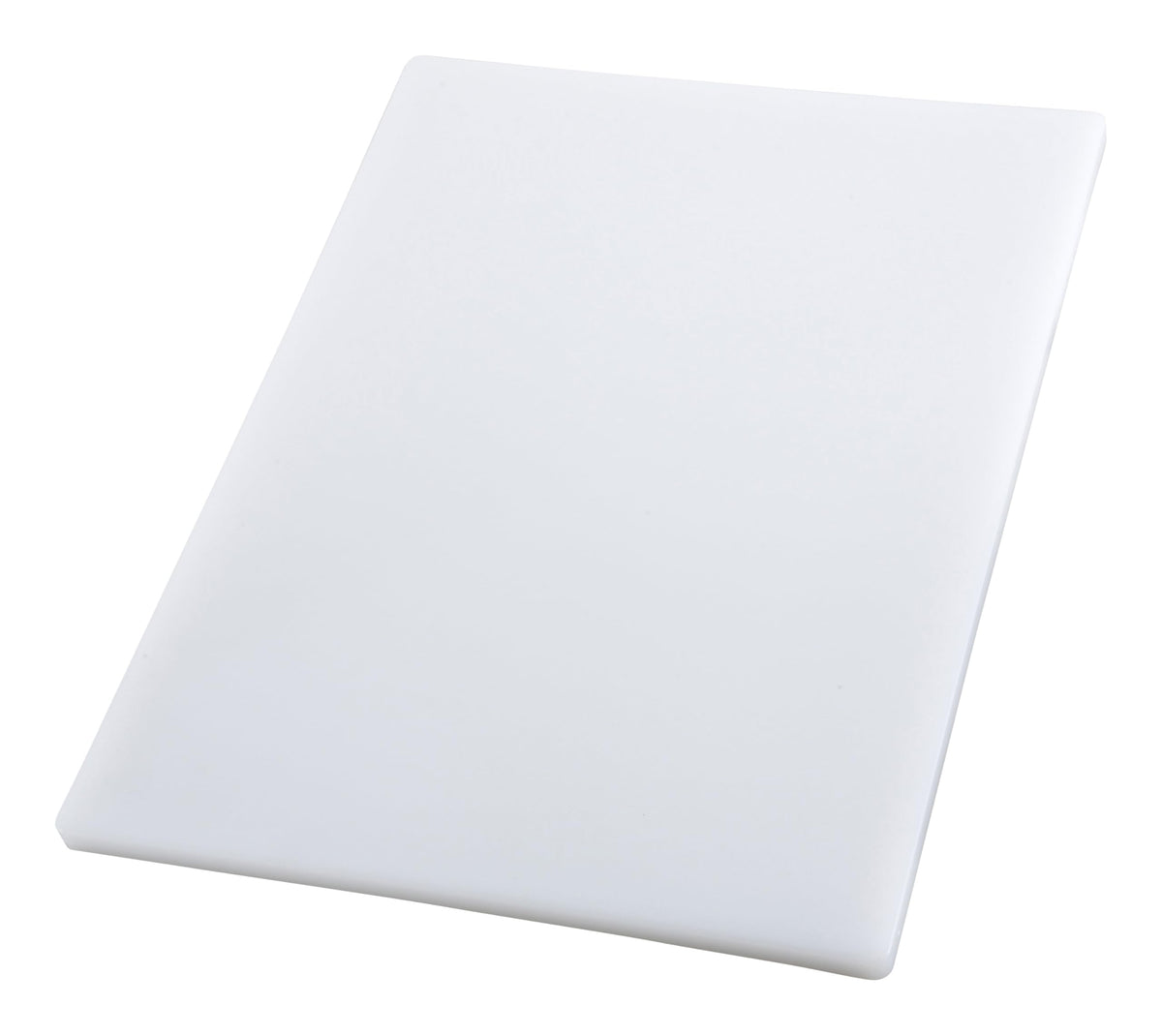Winco 6" x 10" White Heavy-Duty Plastic Cutting Board