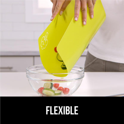 GORILLA GRIP BPA-Free Flexible Cutting Board, Set of 4, Multicolor