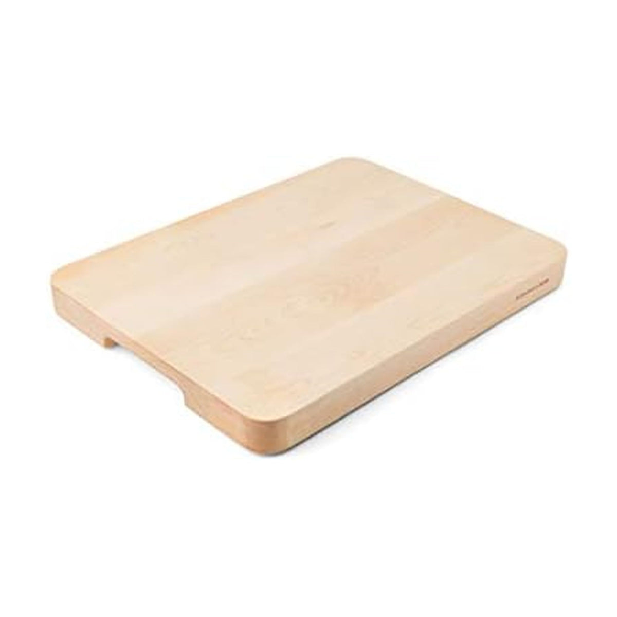 KitchenAid Classic Rubberwood Cutting Board with Perimeter Trench, Reversible Chopping Board, 8-inch x 10-Inch, Natural