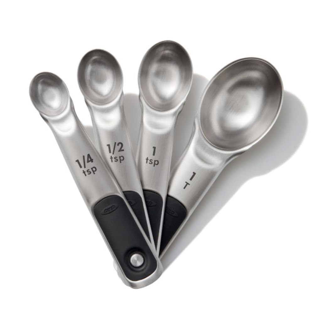 OXO Good Grips 8 Piece Stainless Steel Measuring Cups and Spoons Set