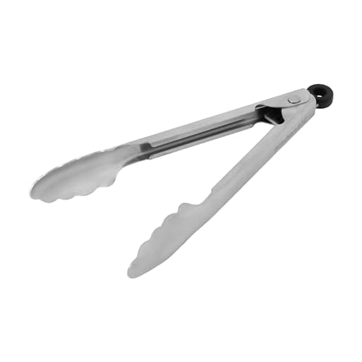 KitchenAid Gourmet Stainless Steel Serving Tongs with Hang Hook and Secure Closing Lock, 9 Inch, Stainless Steel