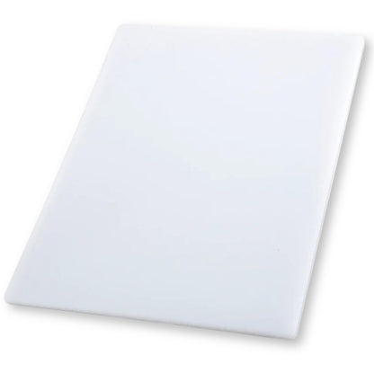 Winco 6" x 10" White Heavy-Duty Plastic Cutting Board