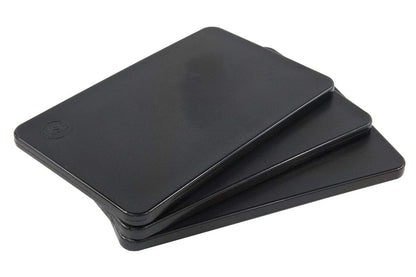 10x6 Inch Small Cutting Board and Bar Board, Black Plastic for Restaurants