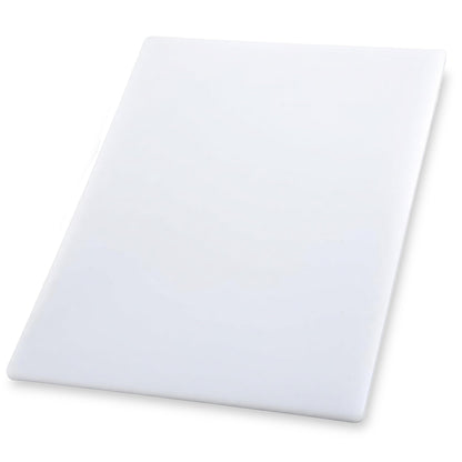 Winco 6" x 10" White Heavy-Duty Plastic Cutting Board