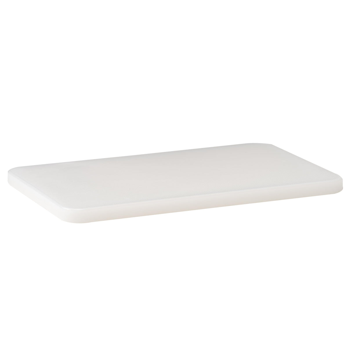 Winco 6" x 10" White Heavy-Duty Plastic Cutting Board
