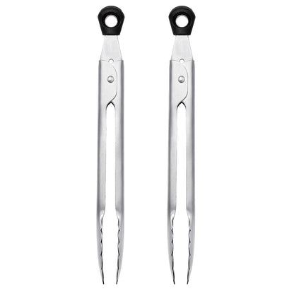 OXO Good Grips Stainless Steel Locking Tongs for Cooking,12in