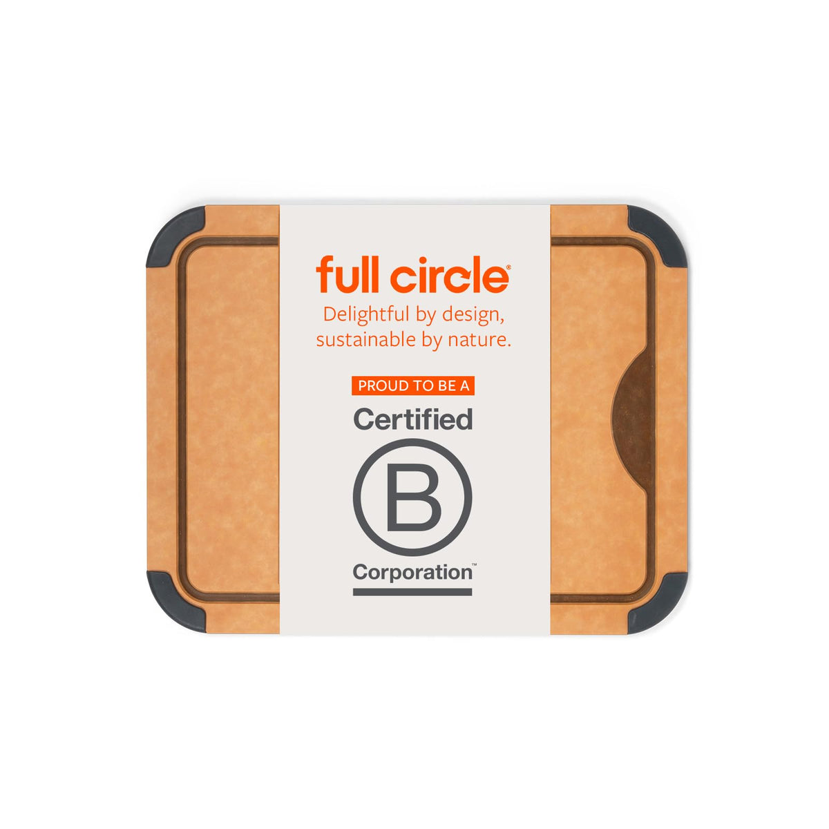 Full Circle Better-Than-Wood Quick Prep Cutting Board, Small Size 8x10"