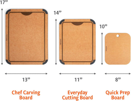 Full Circle Better-Than-Wood Quick Prep Cutting Board, Small Size 8x10"