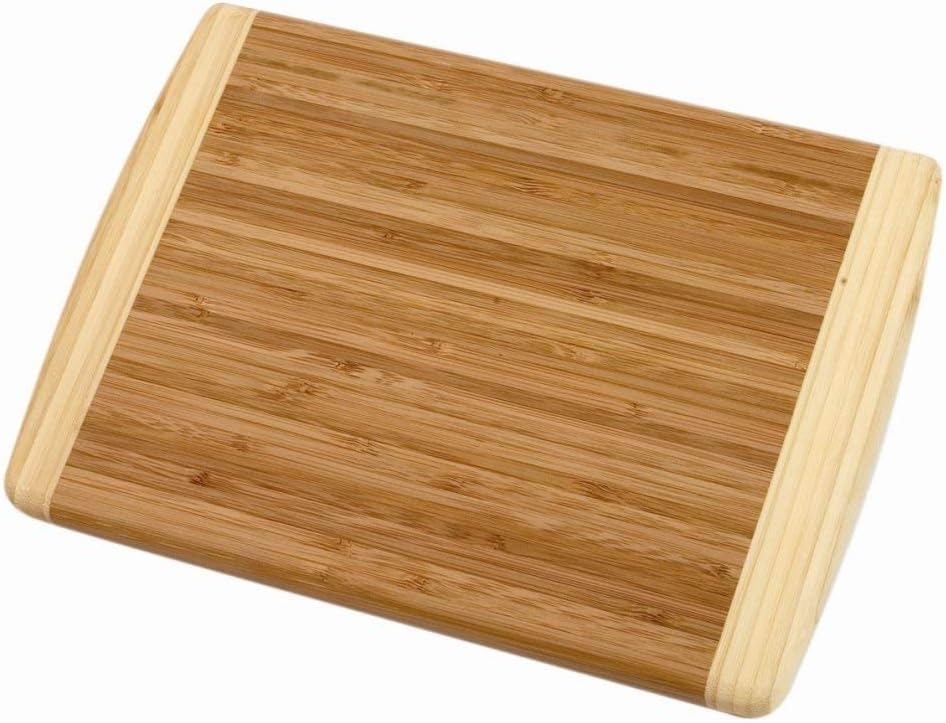 Totally Bamboo Hana Cutting Board – 10" x 7" Small Bamboo Prep Board | Lightweight, Durable & Gentle on Knives | Stylish Compact Cutting Surface for Chopping Fruit, Veggies & Garnishes