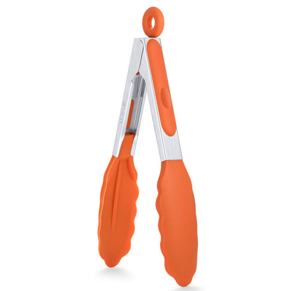 7 Inch Silicone Kitchen Tongs,Heat Resistant Cooking Utensils
