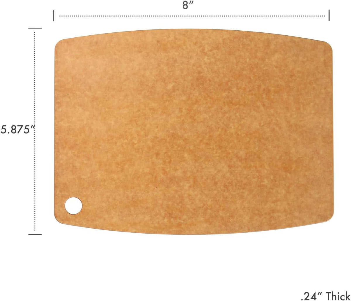 Dexas Natural Fiber Composite Cutting Board, Dishwasher Safe, Knife Friendly Kitchen Prep Board, 8 x 5.875 Inch