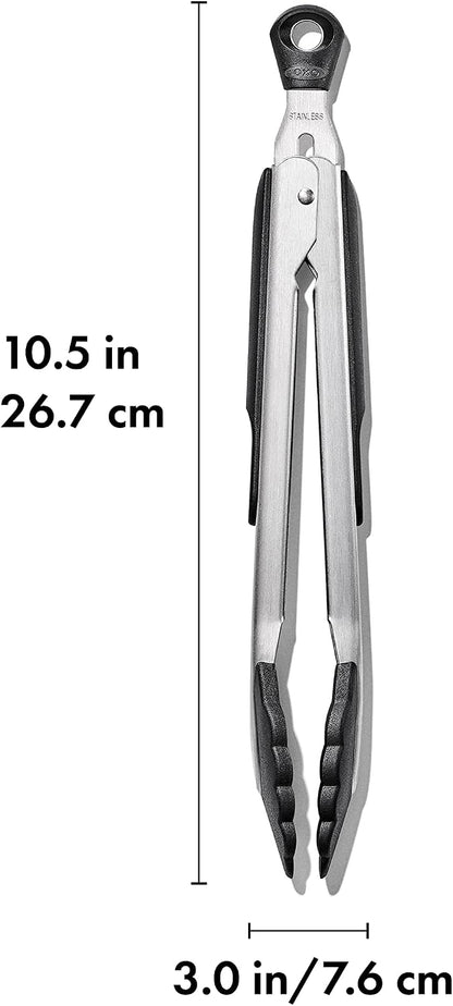 OXO Good Grips 2-Piece Tongs with Nylon Heads Set