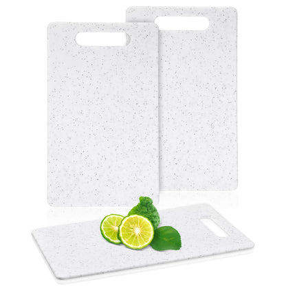 Lounsweer Small Plastic Cutting Board Kitchen, 6" X 10", Black