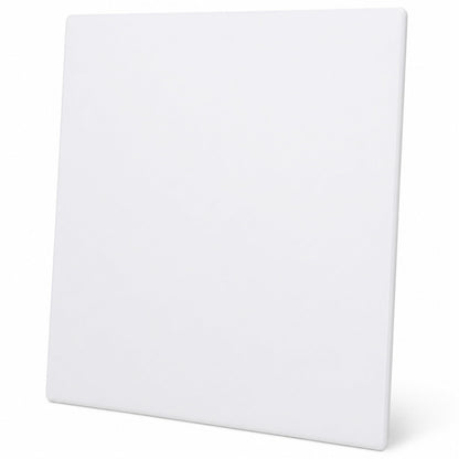 Winco 6" x 10" White Heavy-Duty Plastic Cutting Board