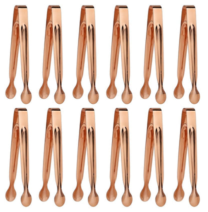 Small Serving Tongs,Ice Tongs,Sugar Tongs,Kitchen Tiny Tongs for Appetizers,12 PCS(6 Inch)