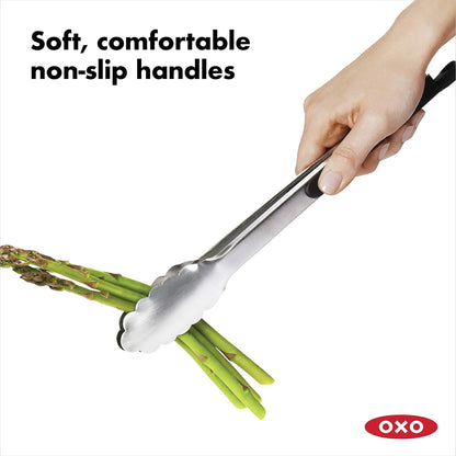 OXO Good Grips Stainless Steel Locking Tongs for Cooking,12in