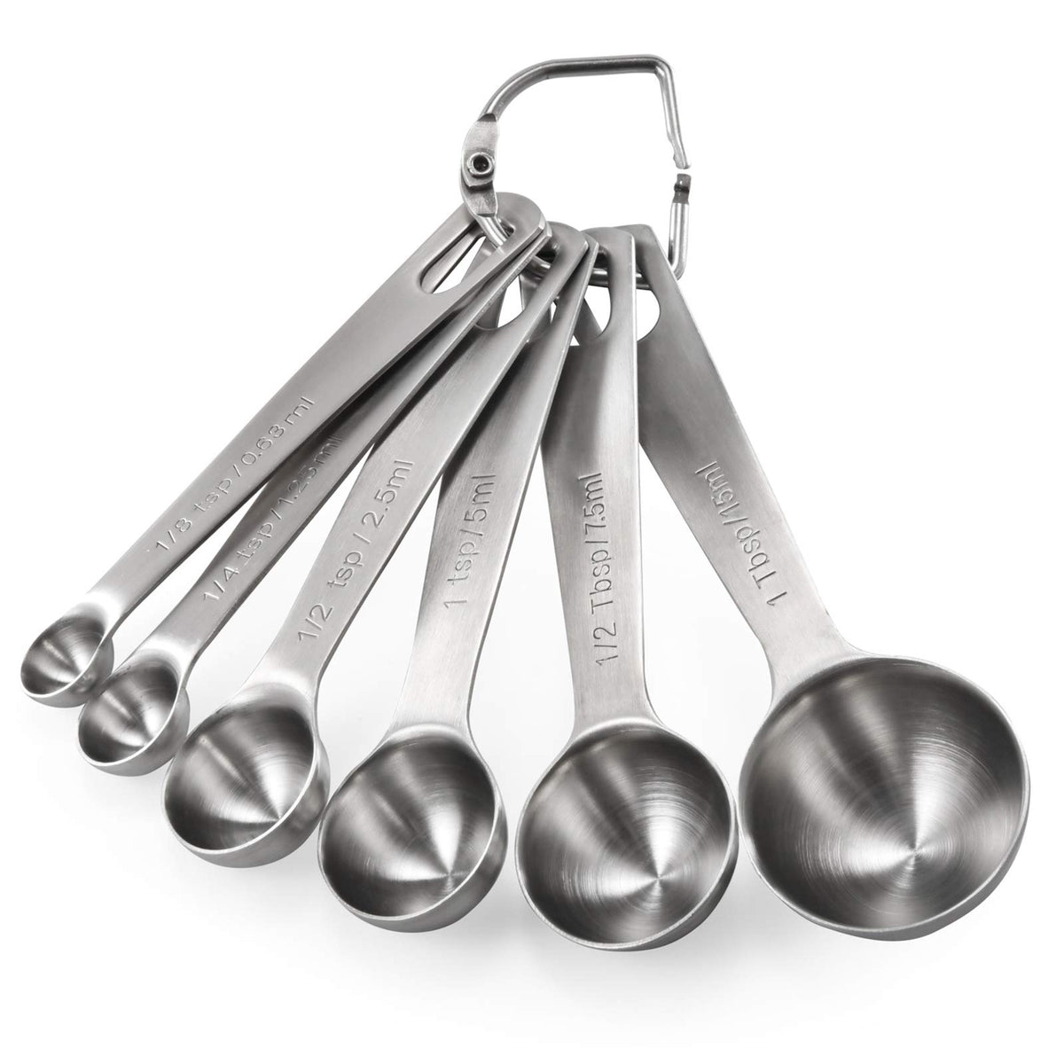 U-Taste 18/8 Stainless Steel Measuring Spoons Set of 9, Teaspoon Tablespoon