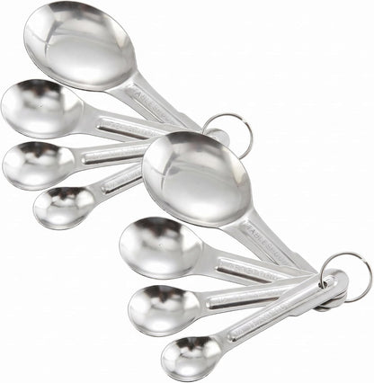 Winco Stainless Steel Measuring Spoons, Set, 4-Piece