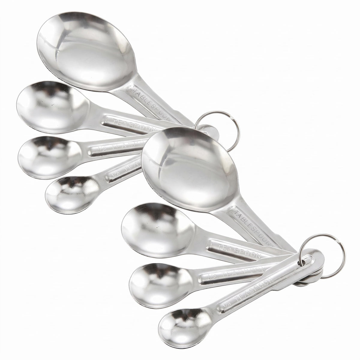 Winco Stainless Steel Measuring Spoons, Set, 4-Piece