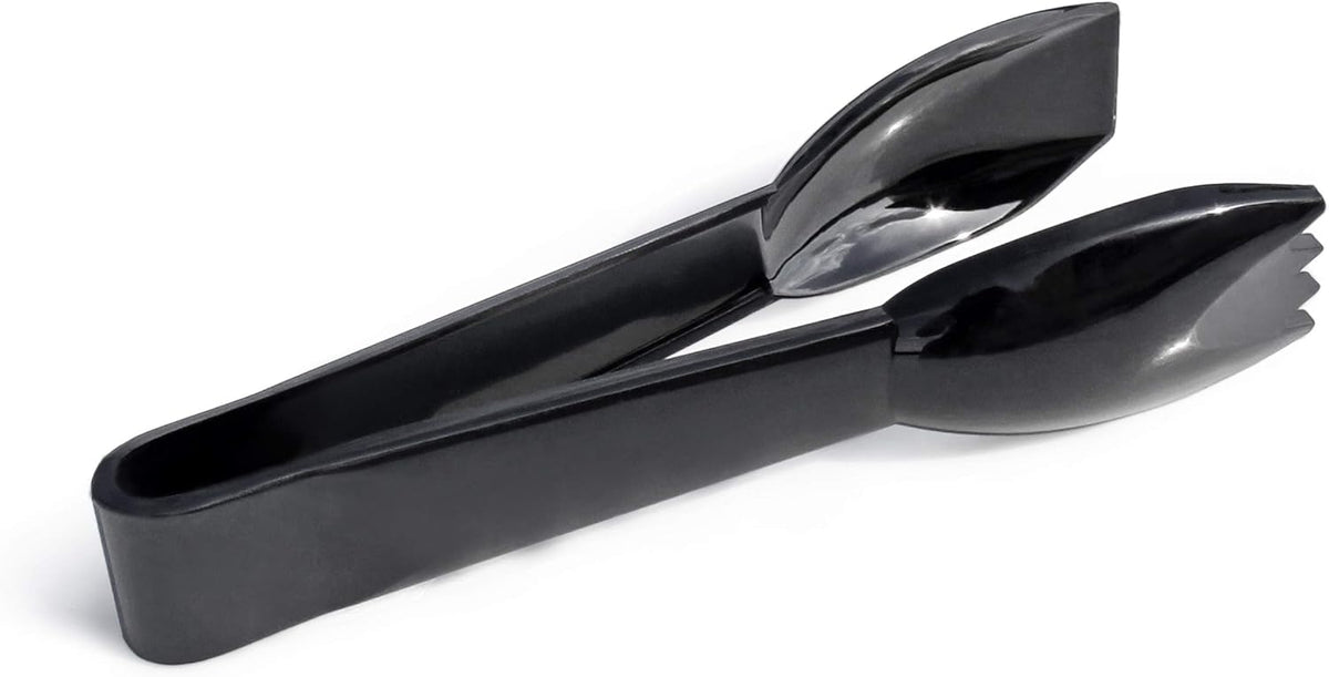New Star Foodservice 42290 Utility Tong, Black, 6 Inch, Set of 12