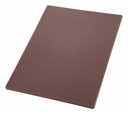 Winco 6" x 10" White Heavy-Duty Plastic Cutting Board