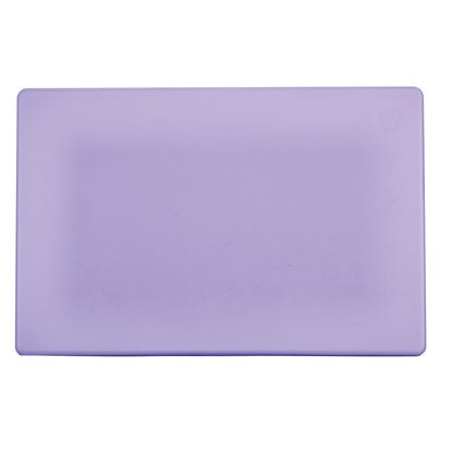 Winco 6" x 10" White Heavy-Duty Plastic Cutting Board
