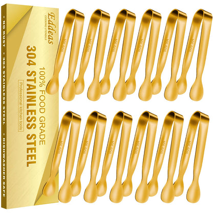 Tongs For Cooking Up To 600°F Metal Kitchen Tweezers Tongs 12", 9 in
