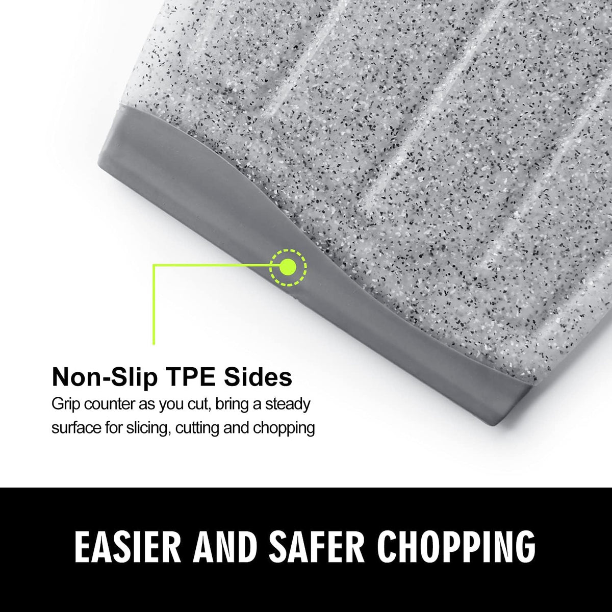 7.48" Small Plastic Cutting Board for Small Kitchen Task (Grey)