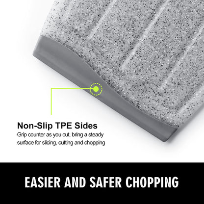 7.48" Small Plastic Cutting Board for Small Kitchen Task (Grey)