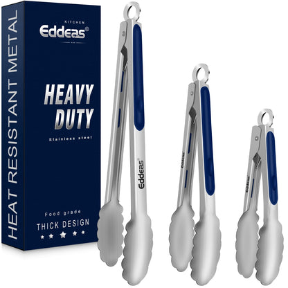 Tongs For Cooking Up To 600°F Metal Kitchen Tweezers Tongs 12", 9 in