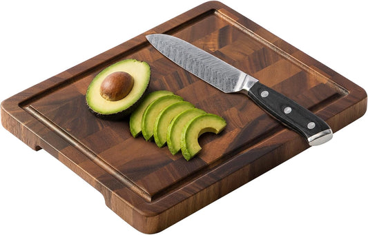 Small Wooden Cutting Board, Mini Walnut Cutting Board for Kitchen