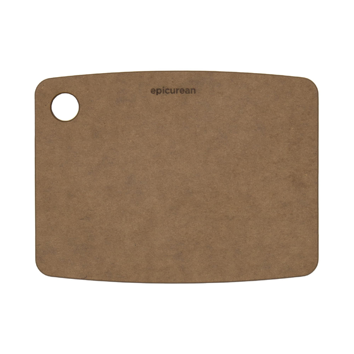 Epicurean Kitchen Series 14.5" × 11.25" Cutting Board, Non-Toxic, Dishwasher Safe, Made in the USA, Nutmeg