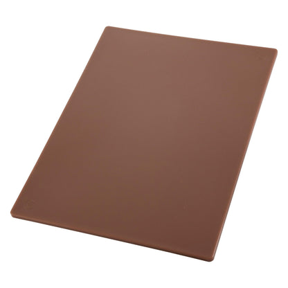 Winco 6" x 10" White Heavy-Duty Plastic Cutting Board