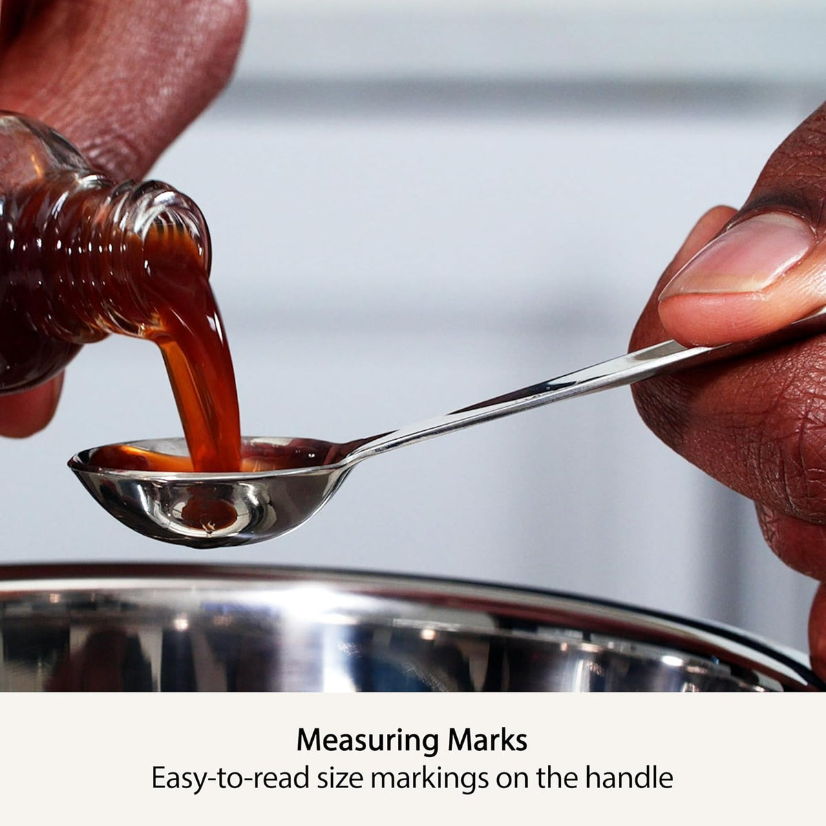 All-Clad Stainless Steel 4-Piece Measuring Spoon Set, Kitchen Tools