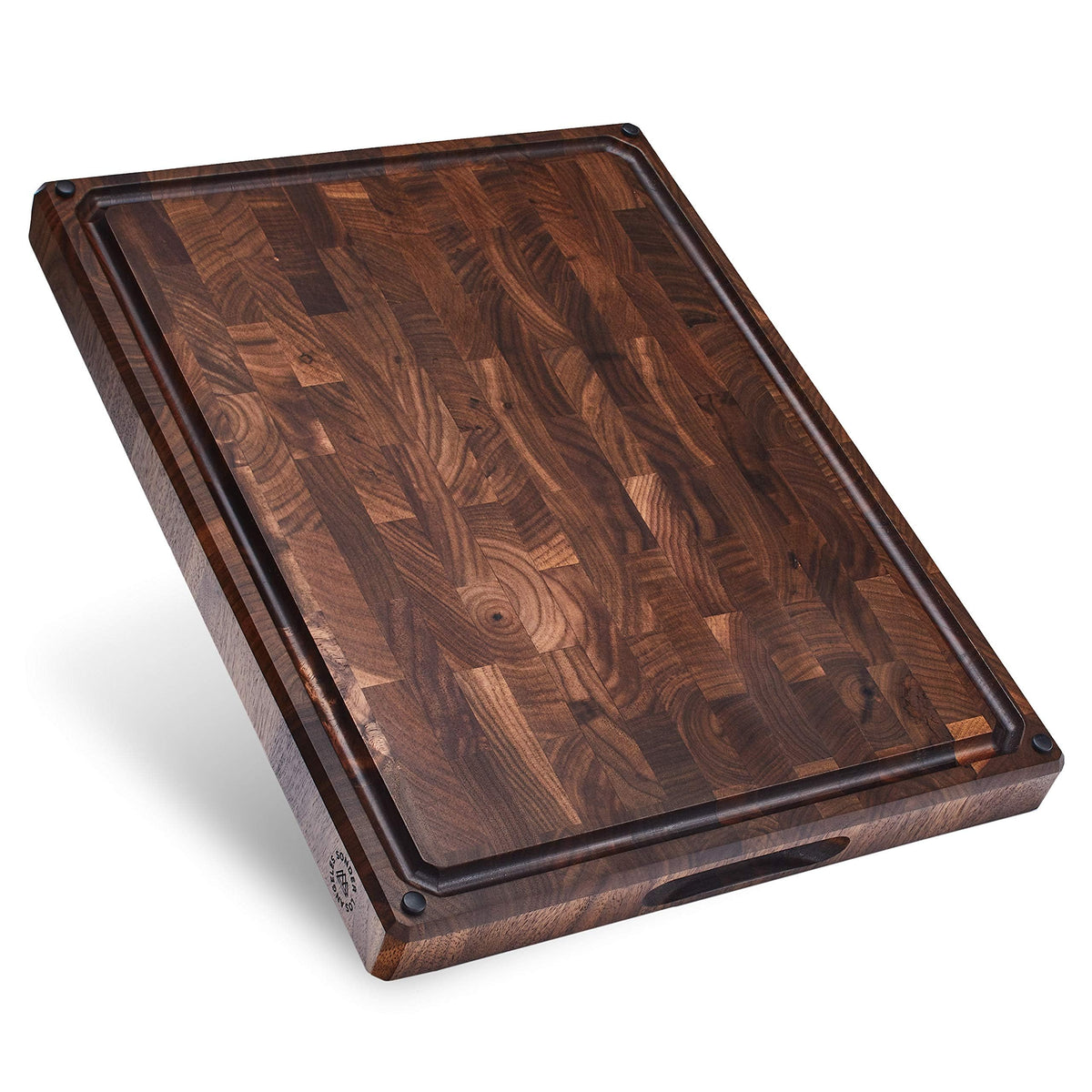 Sonder LA Doheny Duo Small Acacia Wood Cutting Board Set, 14x10x1 & 12x8x1"