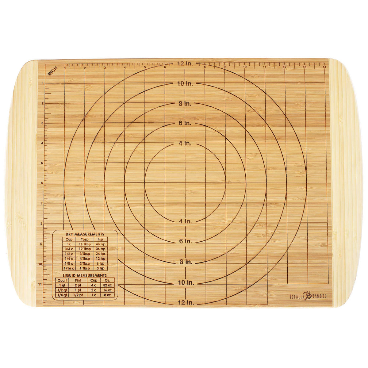 Totally Bamboo Hana Cutting Board – 10" x 7" Small Bamboo Prep Board | Lightweight, Durable & Gentle on Knives | Stylish Compact Cutting Surface for Chopping Fruit, Veggies & Garnishes