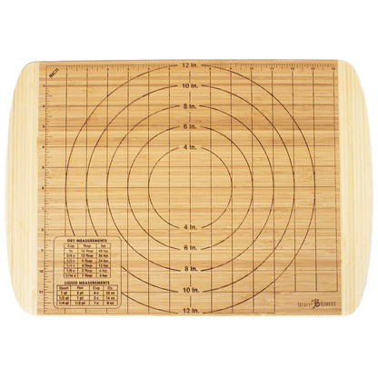 Totally Bamboo Hana Cutting Board – 10" x 7" Small Bamboo Prep Board | Lightweight, Durable & Gentle on Knives | Stylish Compact Cutting Surface for Chopping Fruit, Veggies & Garnishes