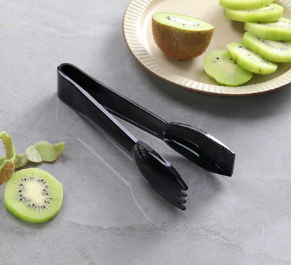 New Star Foodservice 42290 Utility Tong, Black, 6 Inch, Set of 12