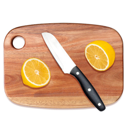 Small Acacia Wood Cutting Boards for Kitchen with Hanging