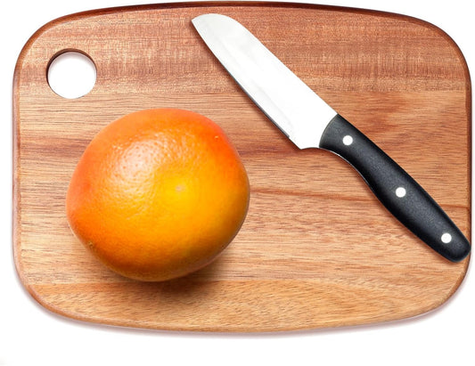 Small Acacia Wood Cutting Boards for Kitchen with Hanging