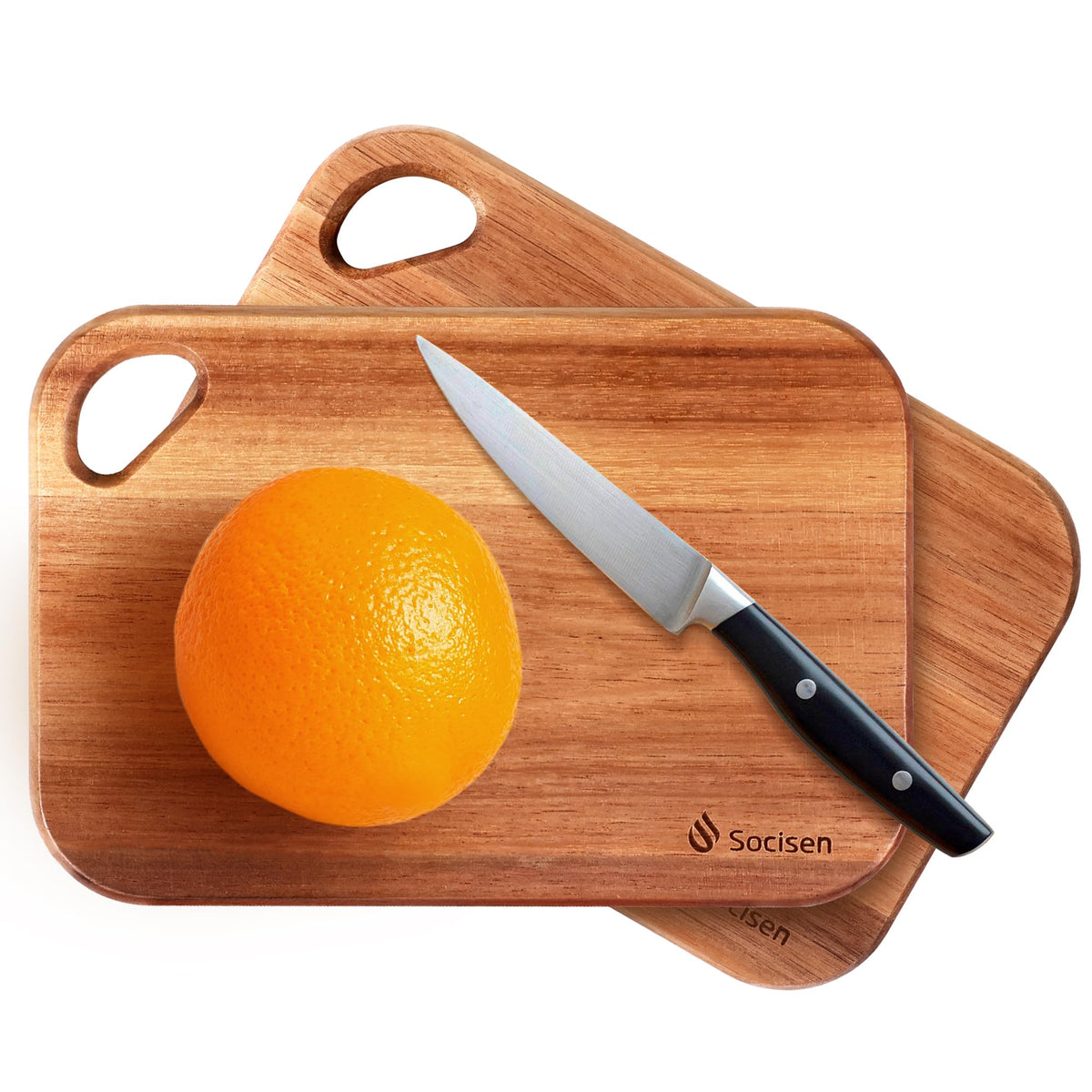2 Pack Small Teak Wood Cutting Board for Kitchen 8.6" x 6" Mini Wooden Charcuterie Boards Lightweight Chopping Board Non Toxic Serving Board Tiny Chef Set Camping Fruit Lemon Sandwich Cheese Board