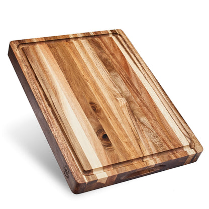 Sonder LA Doheny Duo Small Acacia Wood Cutting Board Set, 14x10x1 & 12x8x1"